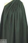 NY designer sueded texture rainwear - forest 1.75 yds