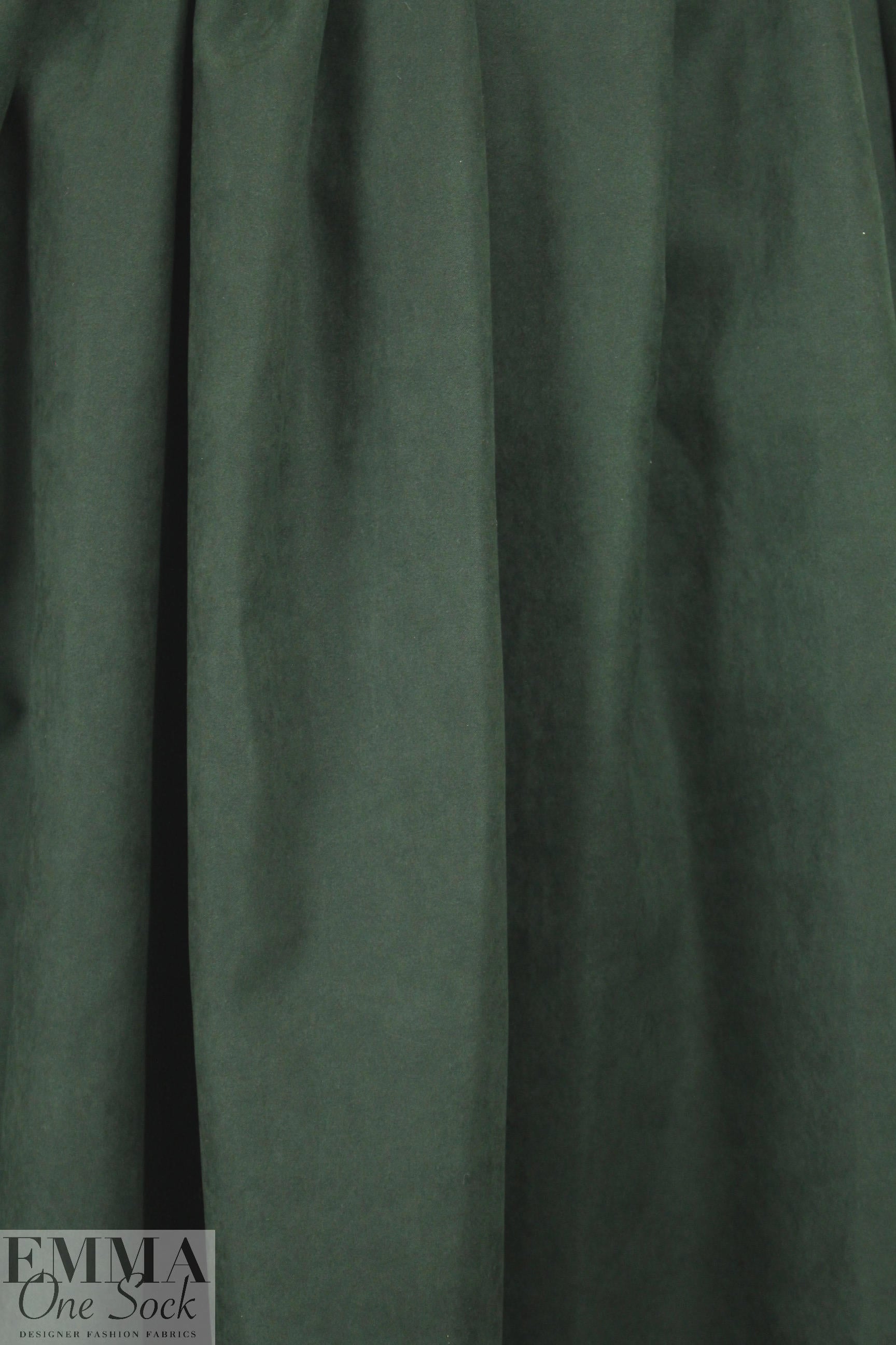 NY designer sueded texture rainwear - forest