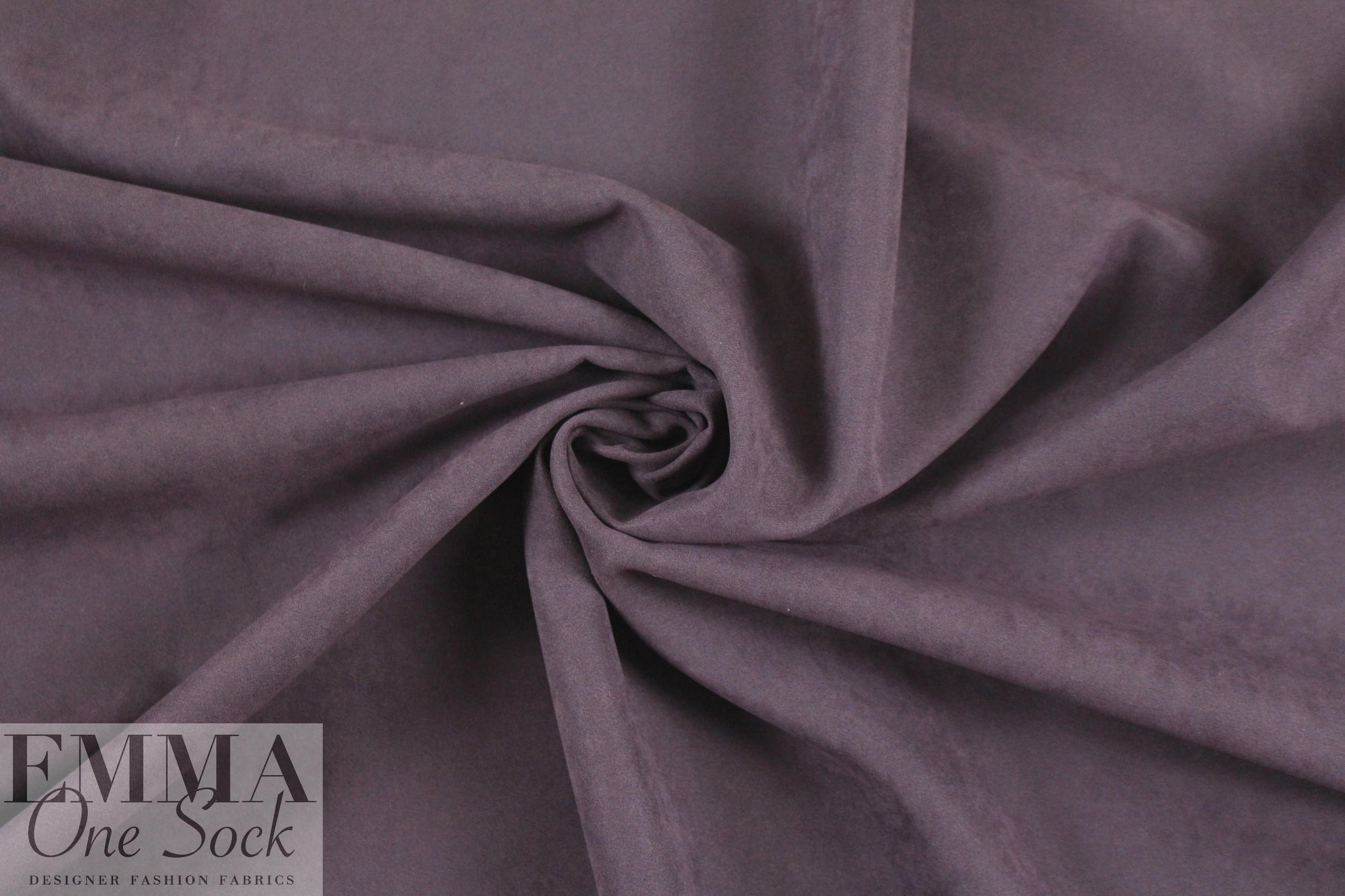 NY designer sueded texture rainwear - plum .75 yds