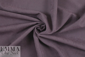 NY designer sueded texture rainwear - plum .75 yds