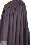 NY designer sueded texture rainwear - plum .75 yds