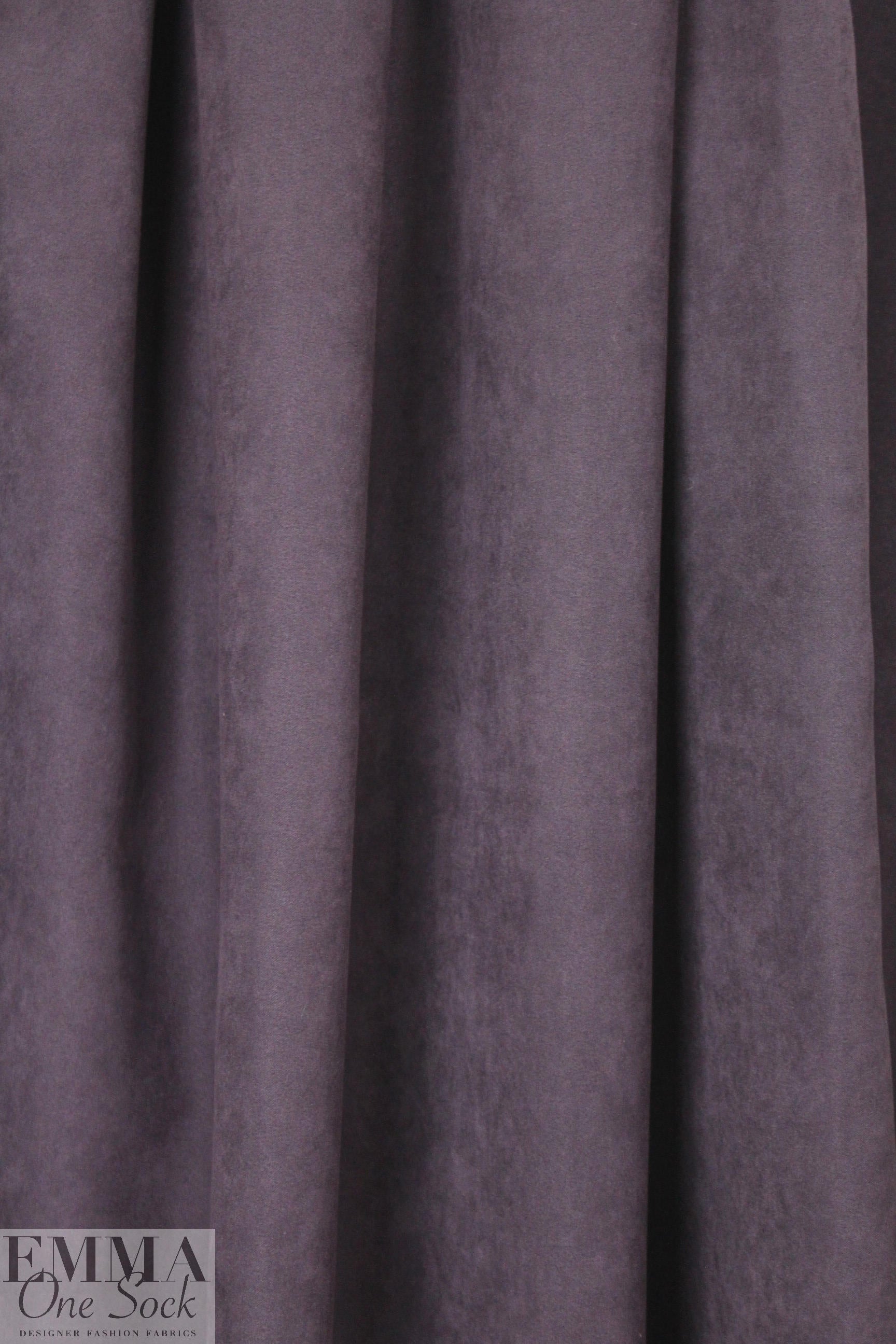 NY designer sueded texture rainwear - plum