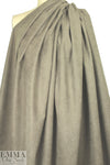 NY designer sueded texture rainwear - taupe 1.66 yd