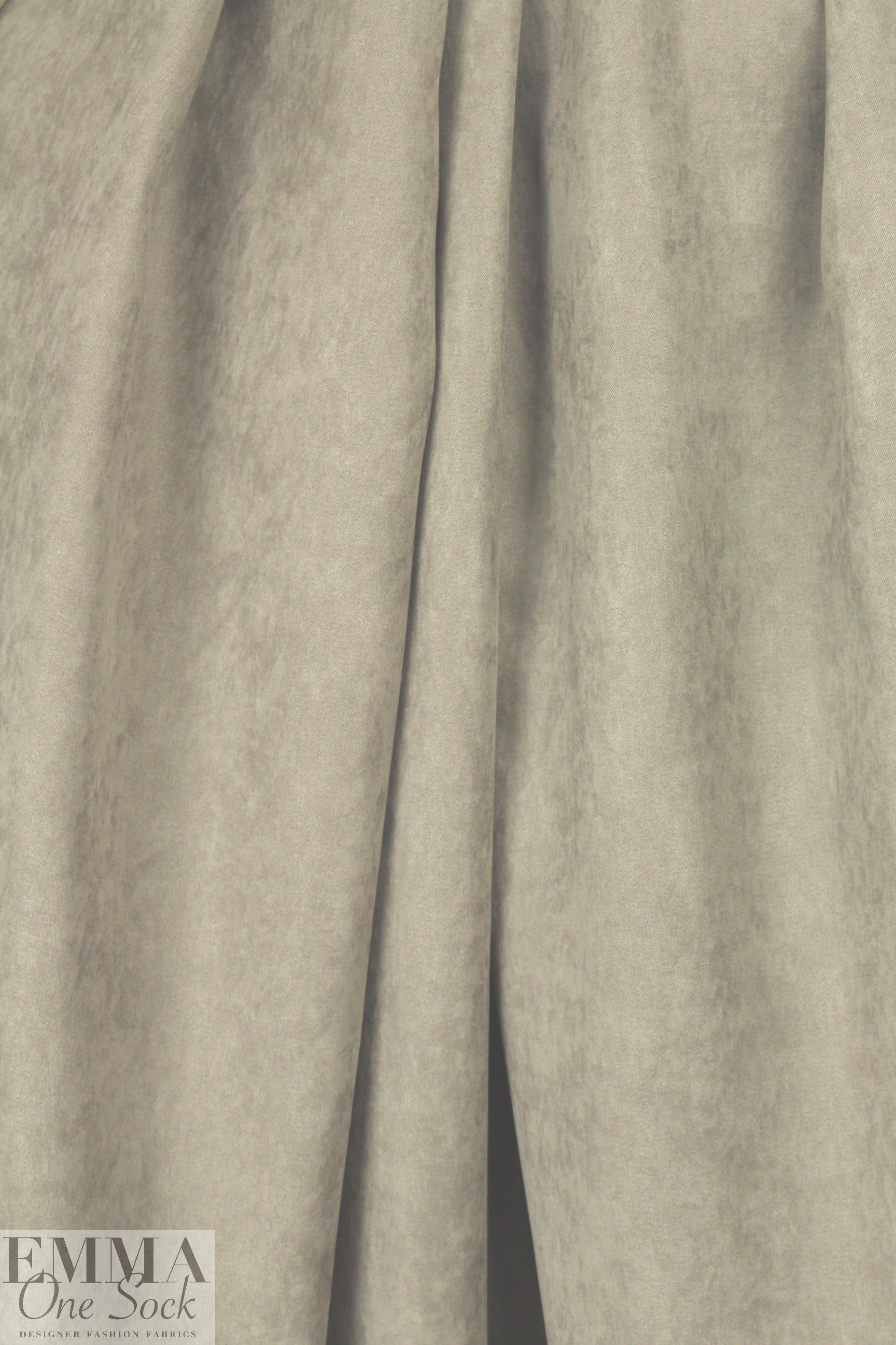 NY designer sueded texture rainwear - taupe 1.66 yd