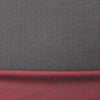 Di0r pinstripe doubleface wool knit suiting - garnet/charcoal 1.5 yds