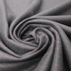 Di0r pinstripe doubleface wool knit suiting - garnet/charcoal 1.75 yds