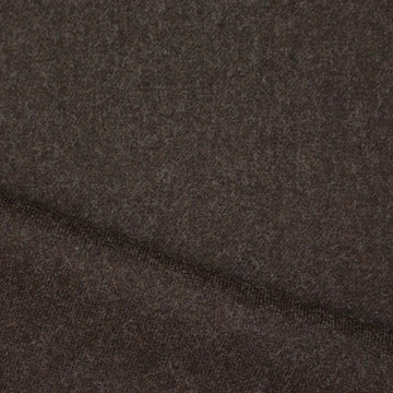 M@x Mara all wool twill suiting - tweedy chocolate