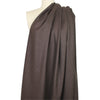 M@x Mara all wool twill suiting - tweedy chocolate