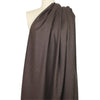 M@x Mara all wool twill suiting - tweedy chocolate 1.8 yd