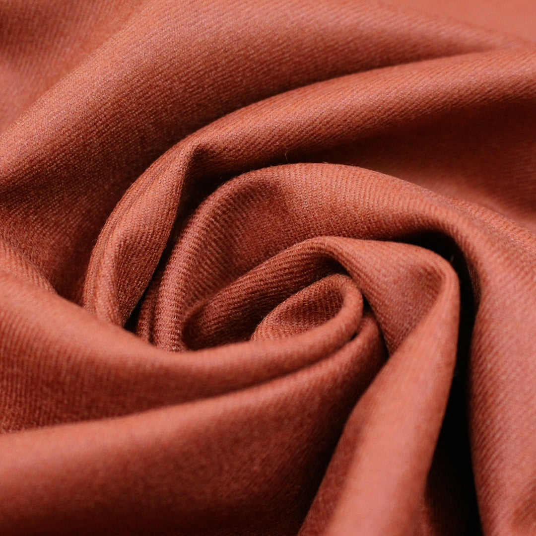 M@x Mara all wool twill suiting - brick 1.625 yd