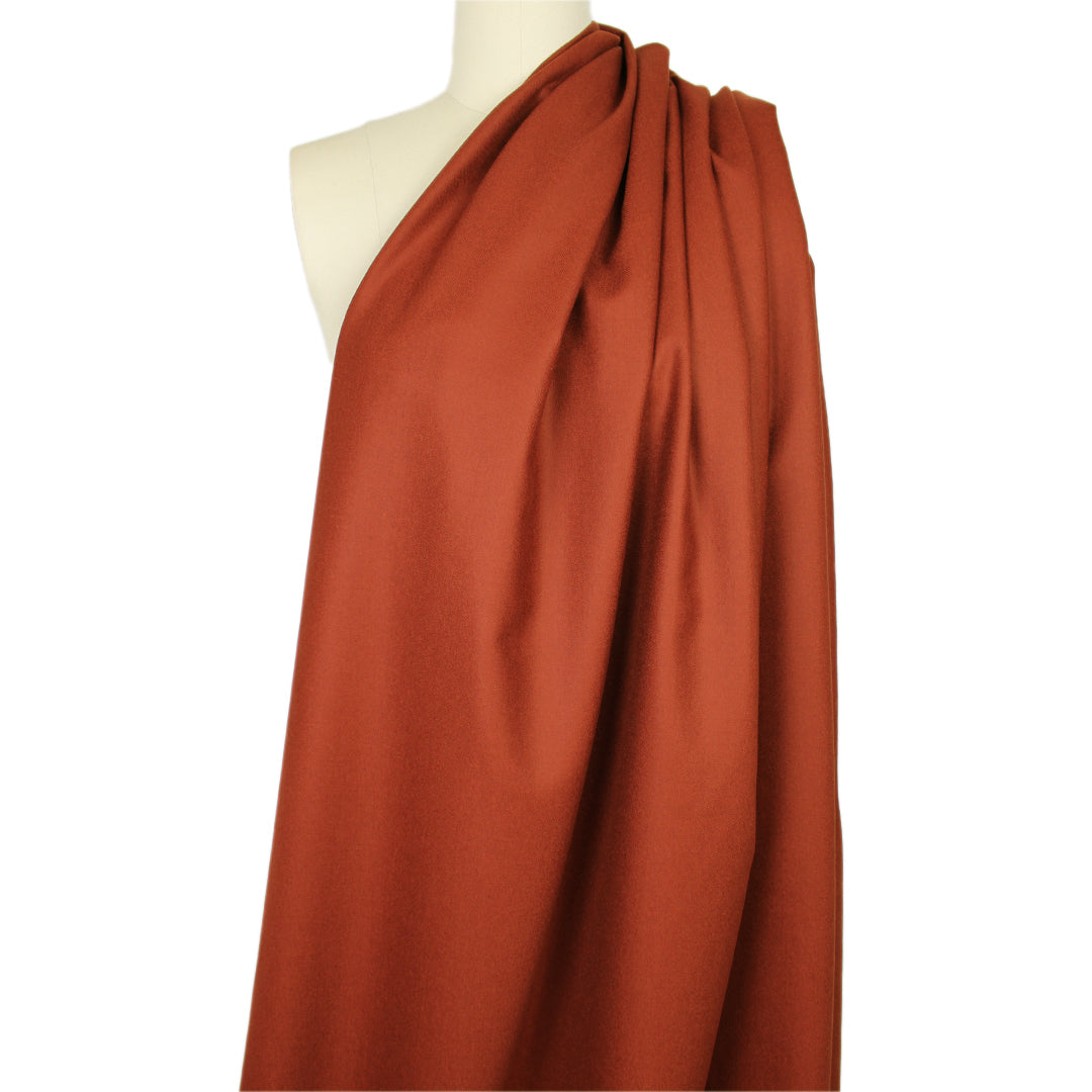 M@x Mara all wool twill suiting - brick 1.625 yd