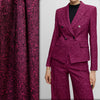 Hug0 Boss tweedy speckled wool blend twill suiting - magenta