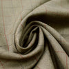 Italian all-wool windowpane chevron twill suiting 1.5 yds
