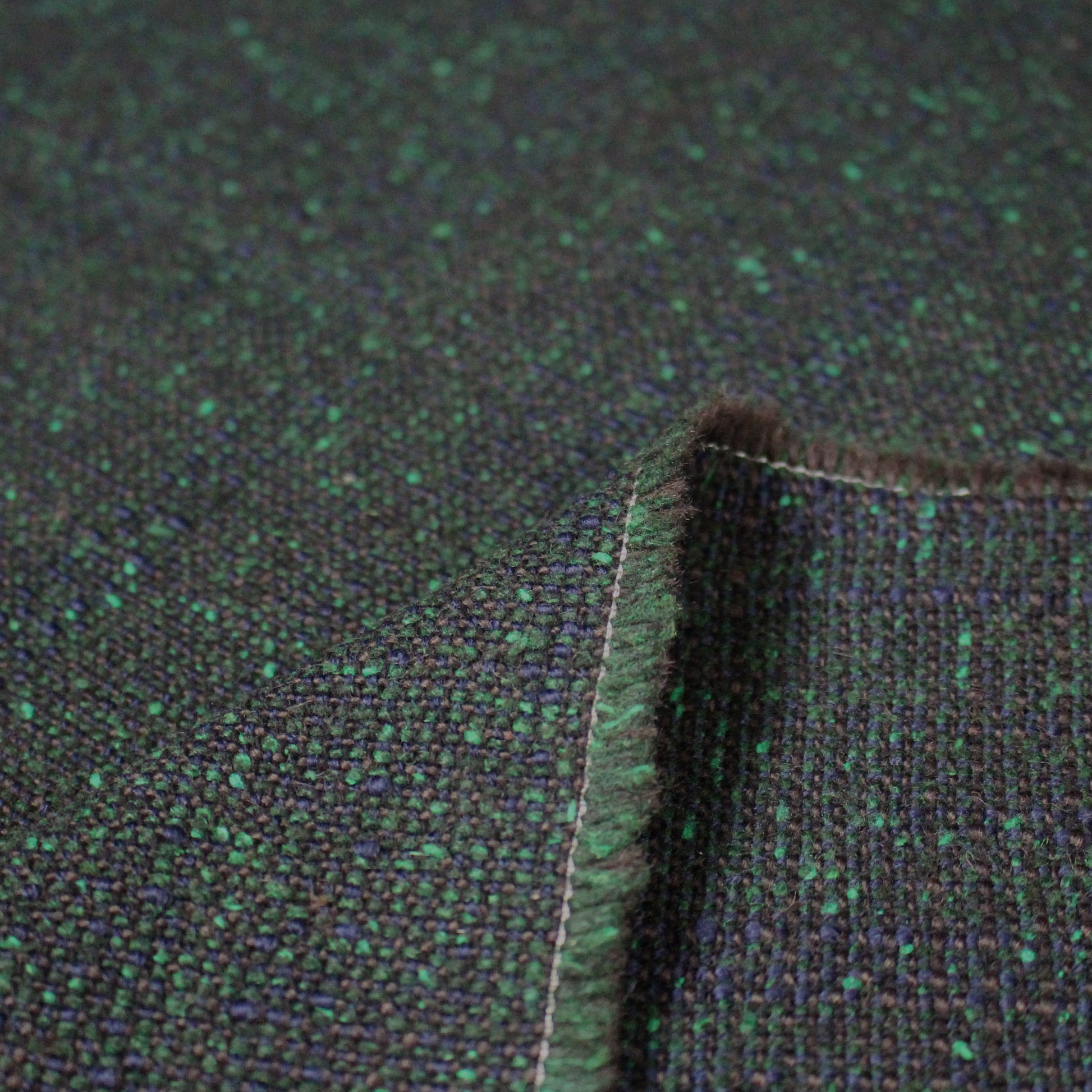 G1venchy speckled tweedy suiting - emerald
