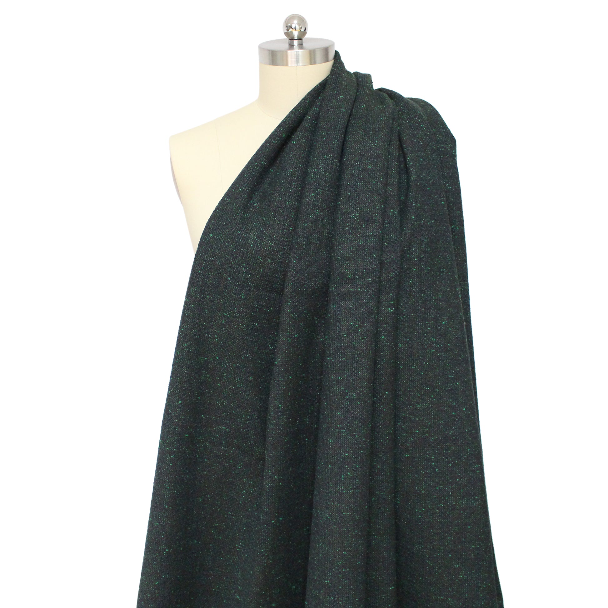 G1venchy speckled tweedy suiting - emerald