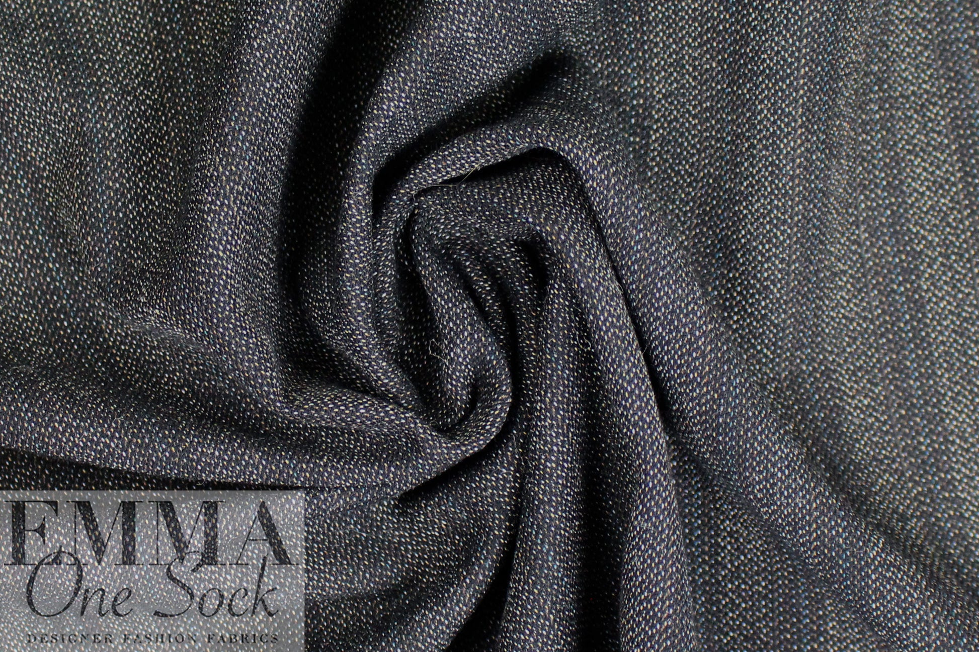 Italian cotton/wool blend subtle stripe suiting