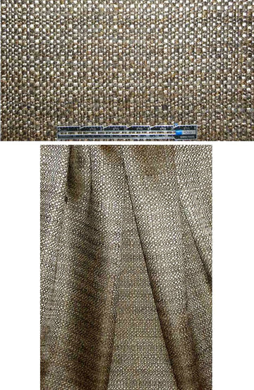 Italian bronzey/gold shimmer fancy tweed
