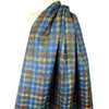French houndstooth plaid jacquard - golden rod/pine/ocean 1.25 yds