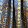 French houndstooth plaid jacquard - golden rod/pine/ocean 1.25 yds