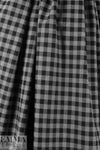 Italian gray/black check yarn dyed stretch woven 2 yds