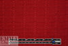designer deep red textured boucle' suiting 3 yds