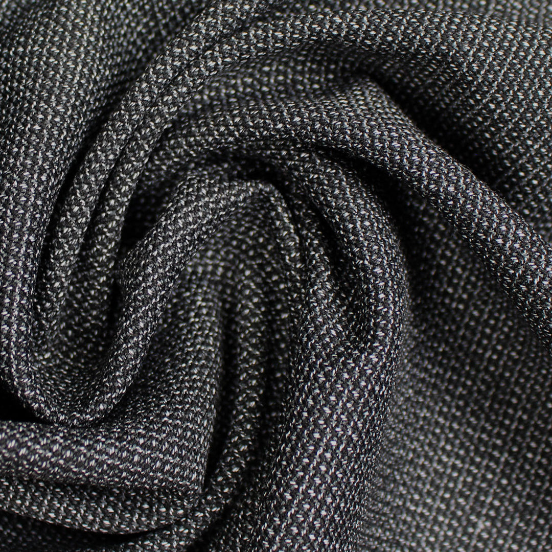 Italian viscose blend 'twisty tweed' suiting  .625 yds