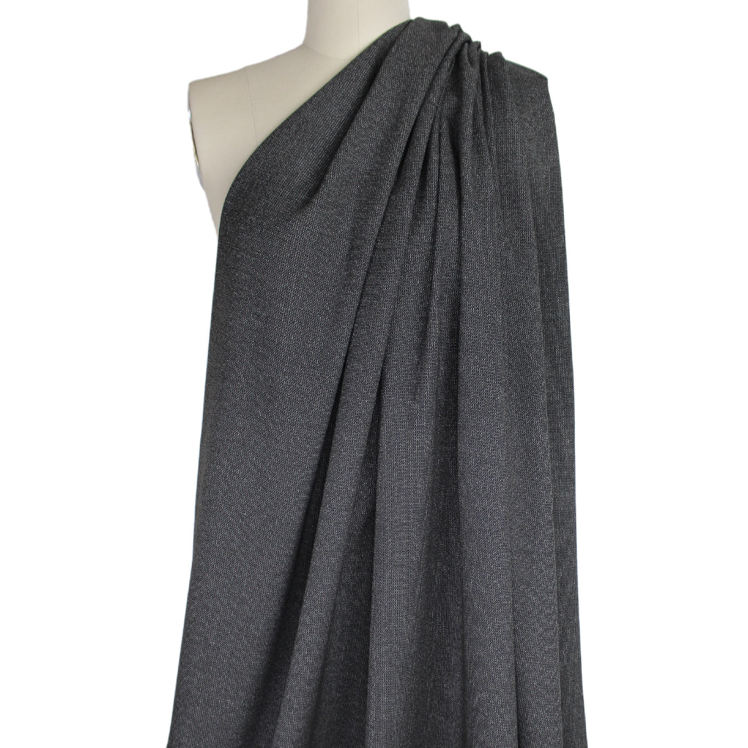 Italian viscose blend 'twisty tweed' suiting  1.5 yd