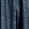 French virgin wool tweedy plaid suiting - dusky blue/black .5 yds