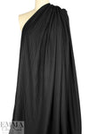 CA designer herringbone pinstripe visc./silk woven - black/gray 1.66 yd