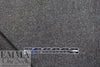 Italian crossweave wool suiting - bluestone/pewter/black 1.875 yd