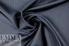 Italian all-wool midnight stripe lightweight suiting 2.25 yd