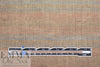 European linen herringbone woven - blush/denim/ginger .875 yds