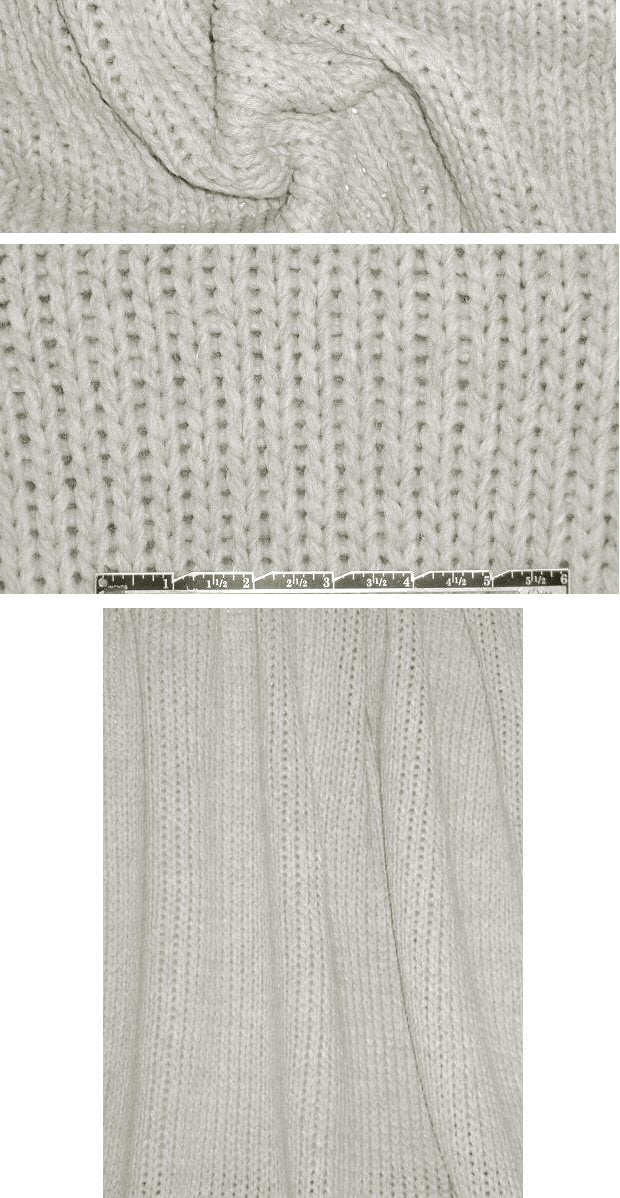 Italian chunky and thick sweater knit - pussywillow