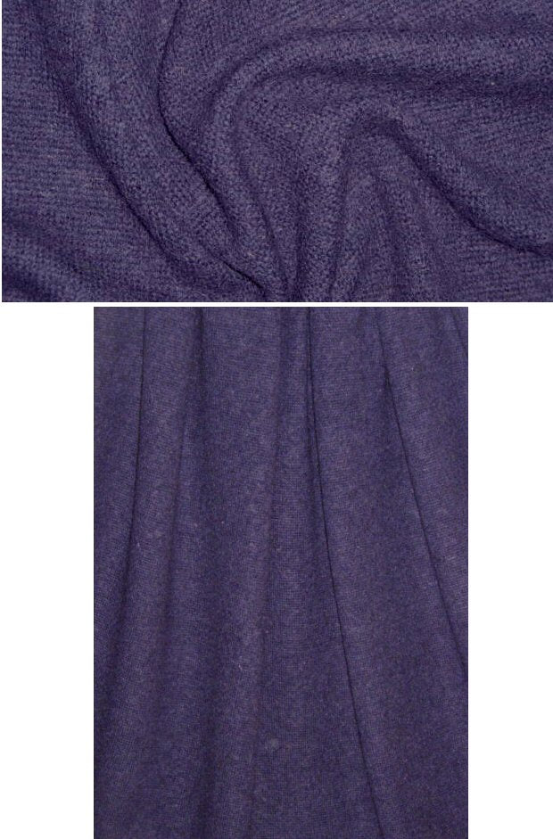 Italian mulberry wool/mohair sweater knit 1.25 yds