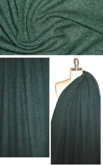 Italian pine green wool/mohair sweater knit