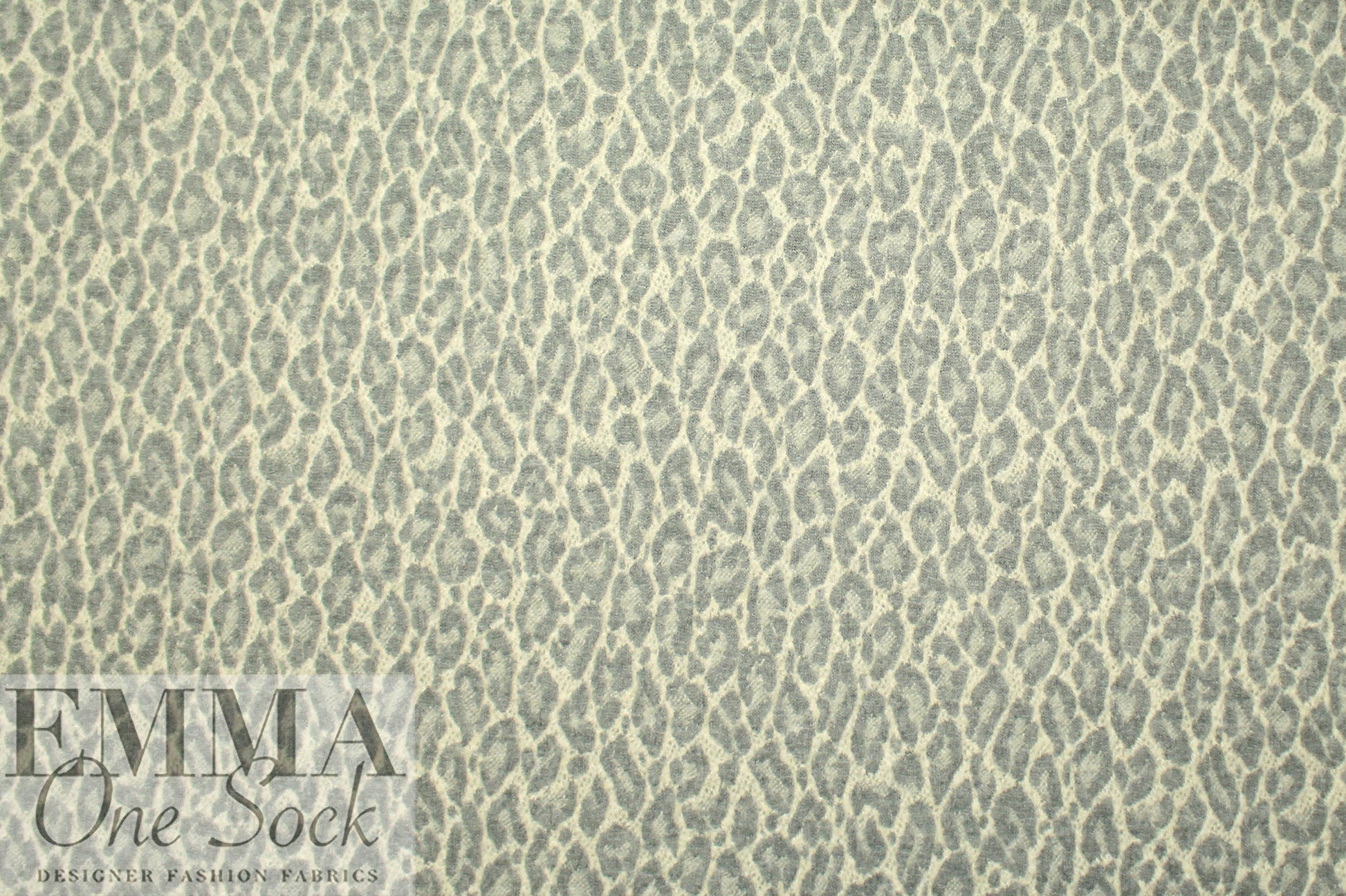 Italian textured wool matelasse' knit - leopard 2.5 yd