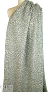 Italian textured wool matelasse' knit - leopard 2.5 yd