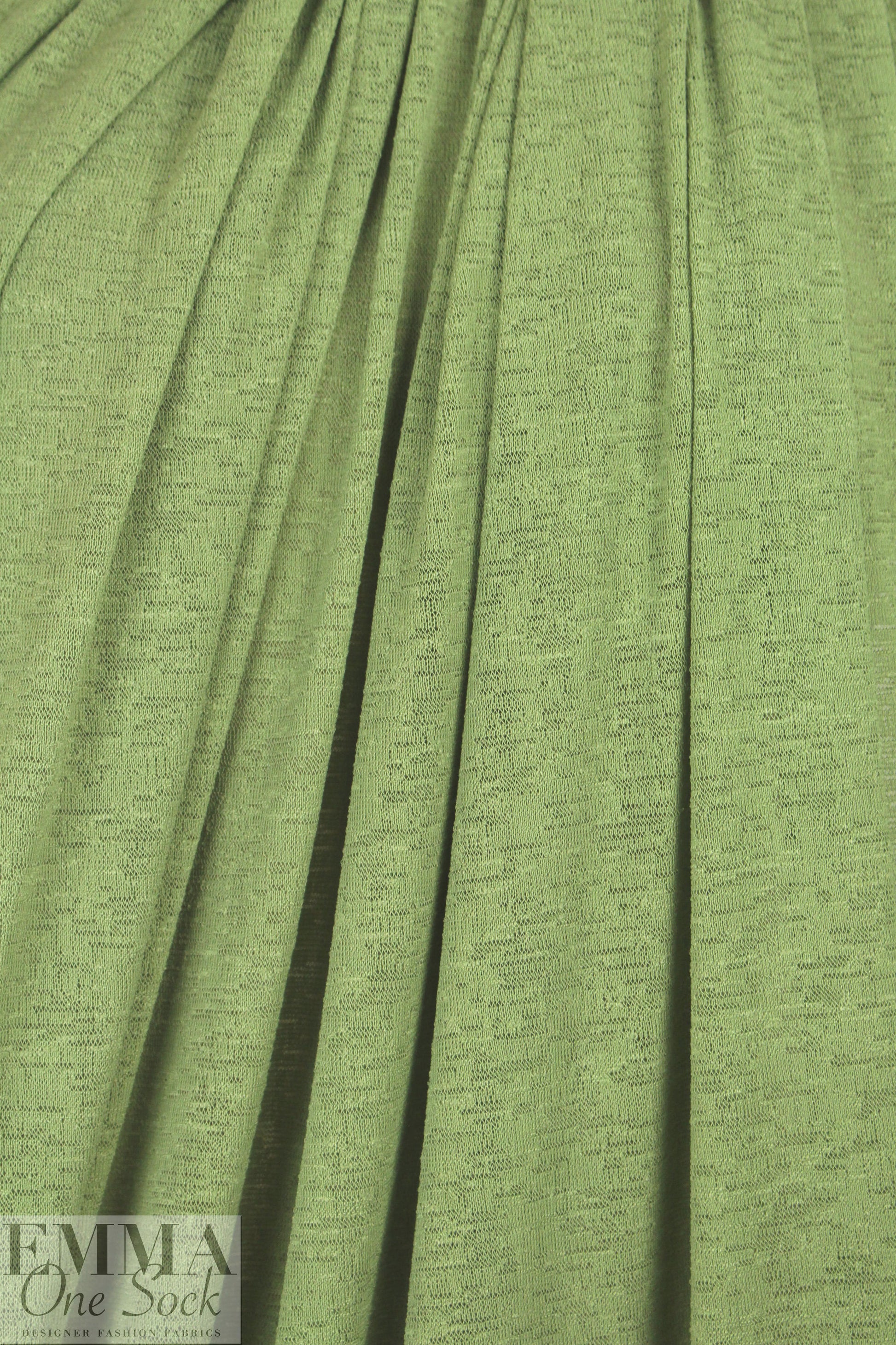 catalina crepe sweater knit - avocado 1.75 yd