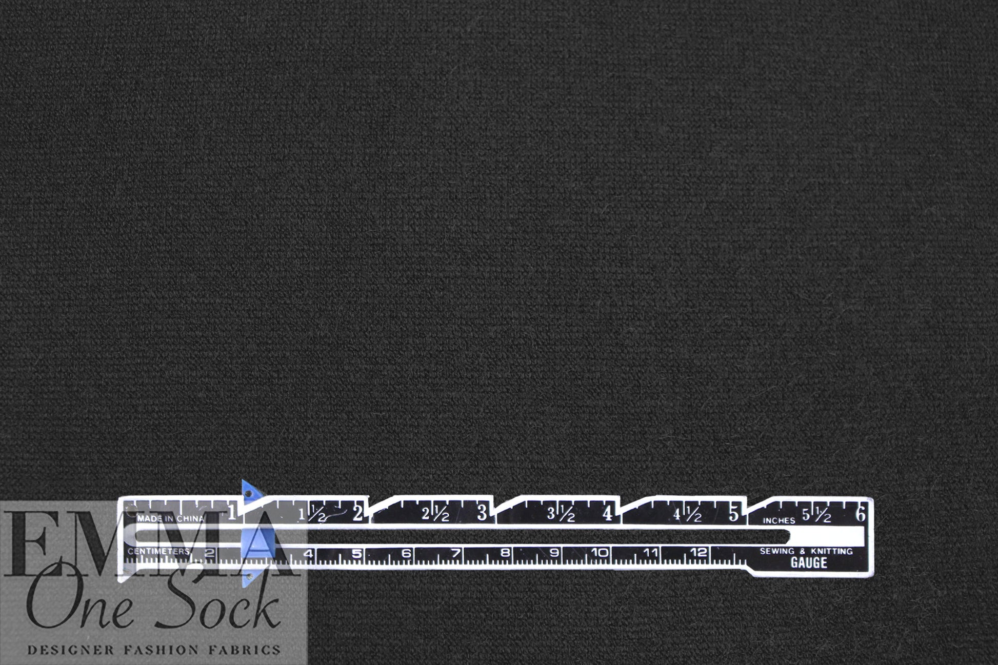 lightweight rayon blend sweater knit - black .5 yds