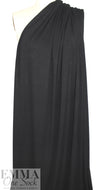 lightweight rayon blend sweater knit - black .5 yds