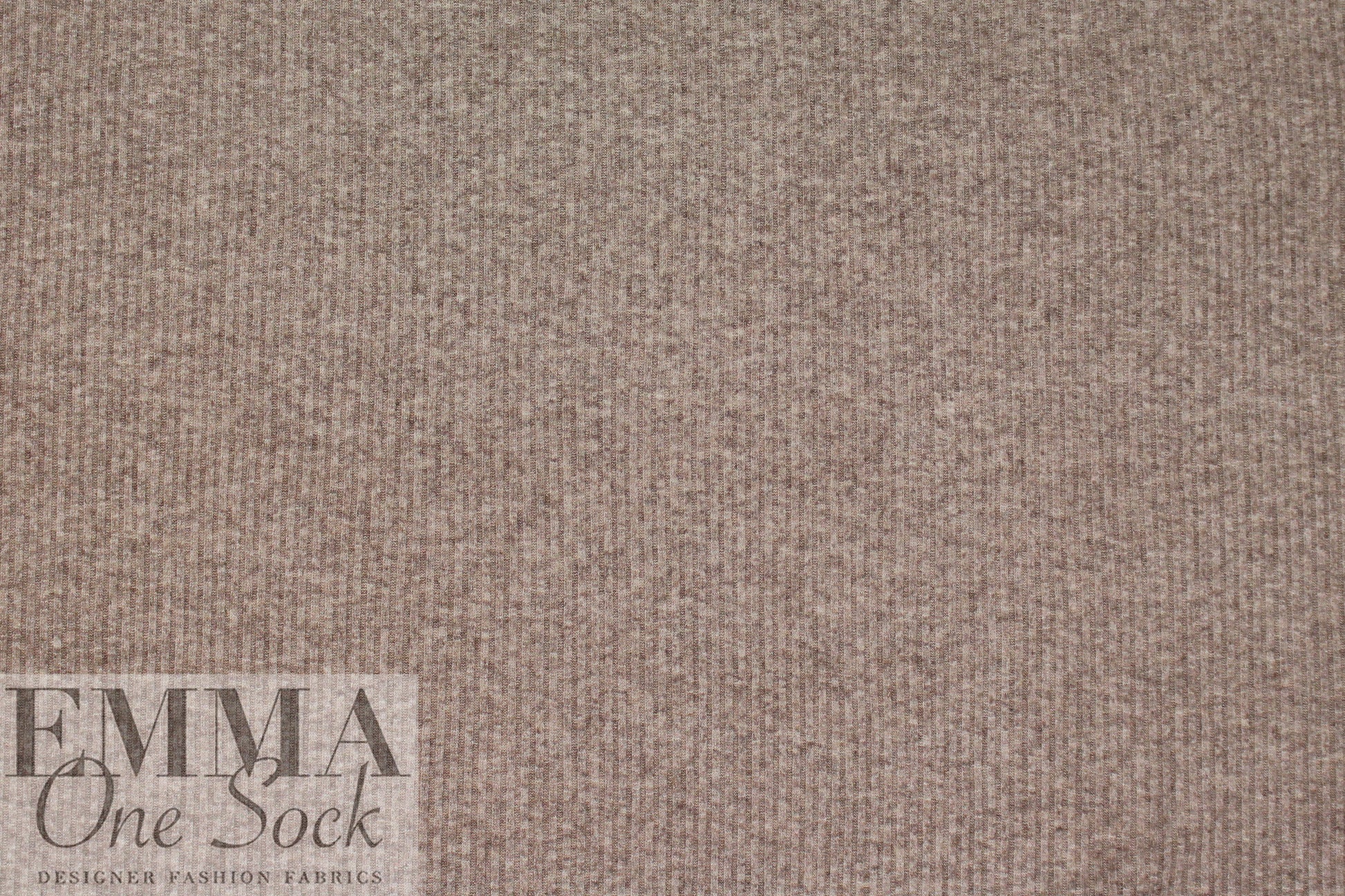 super soft heathered ribbed rayon blend sweater knit - driftwood .5 yds
