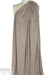 super soft heathered ribbed rayon blend sweater knit - driftwood .5 yds