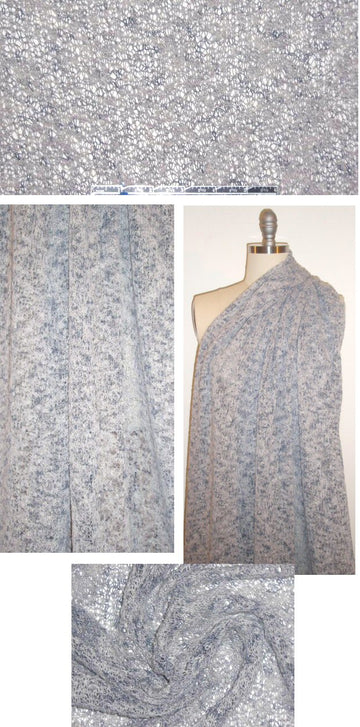 Burning T0rch novelty stitch lightweight sweater knit 1.5 yds