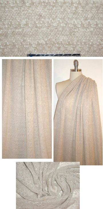 Burning T0rch novelty lightweight LINEN sweater knit .95 yds
