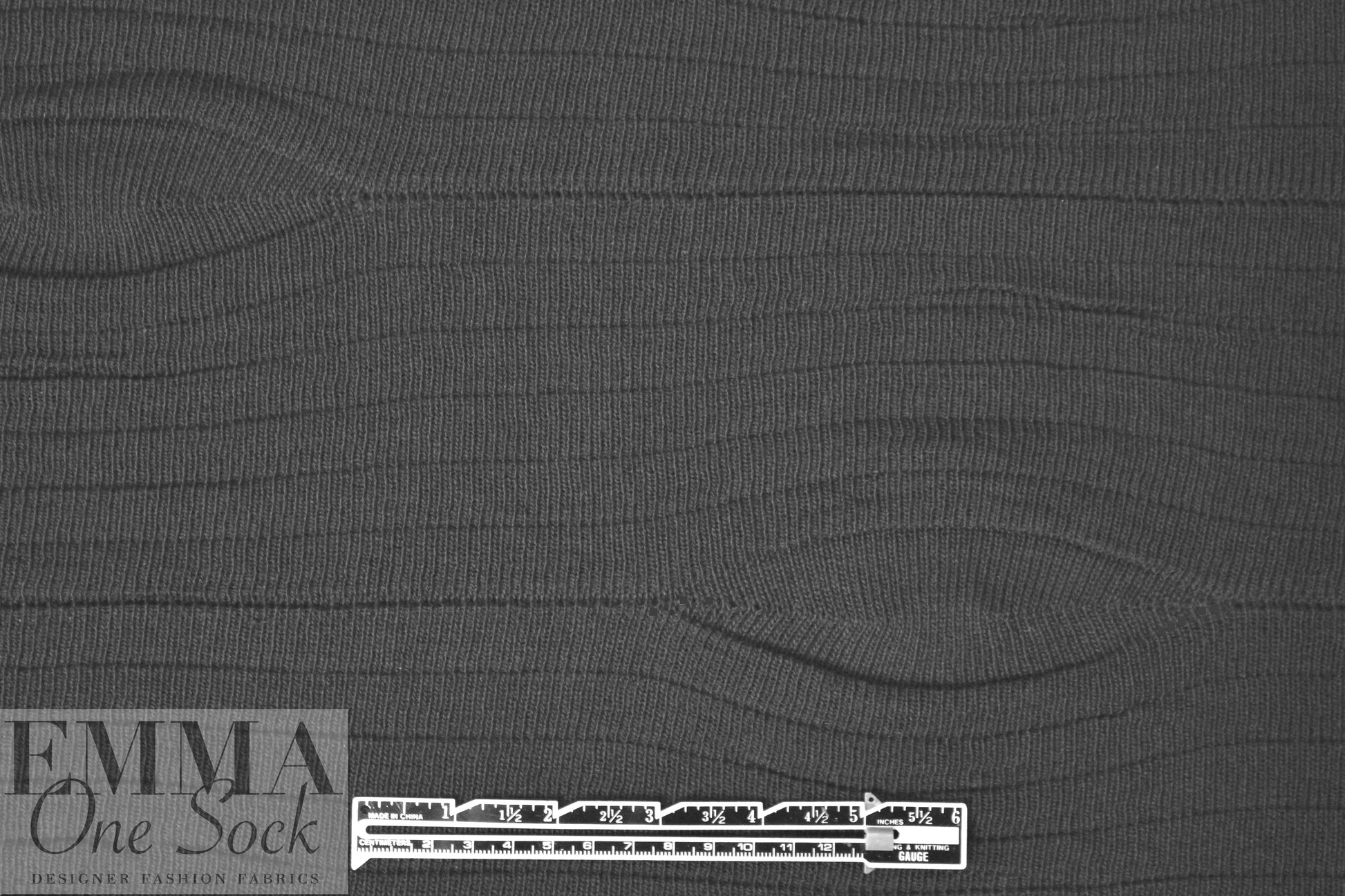 CA designer cotton blend novelty sweater knit - black