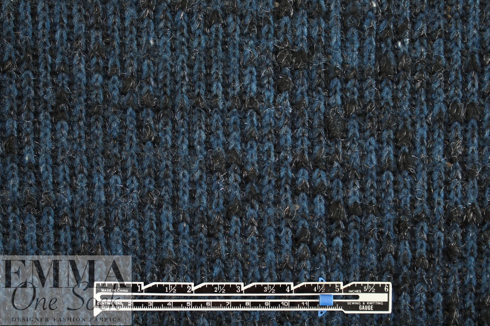 Italian thick wool blend sweater knit - coronet tweed .625 yds