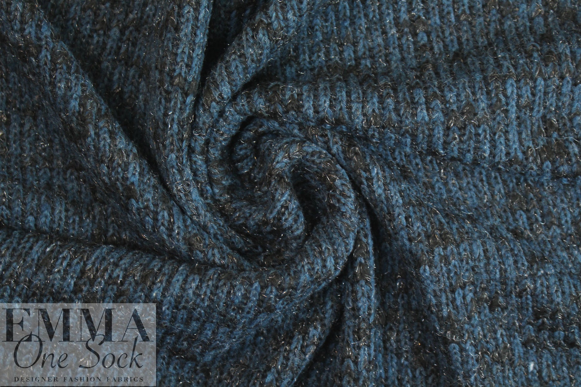Italian thick wool blend sweater knit - coronet tweed