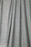CA designer cotton blend sweater knit - salt/pepper 1.625 yd
