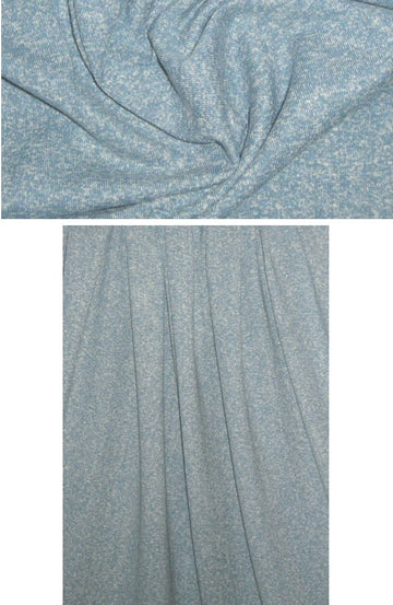 hemp/organic cotton melange sweater - stone blue 1.125 yds