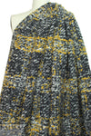 Italian dijon/black/white boucle' sweater knit